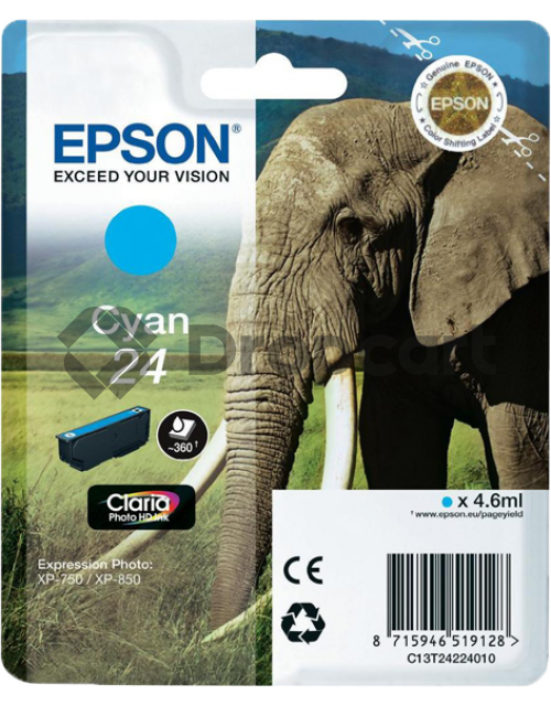 Epson 24 cyaan