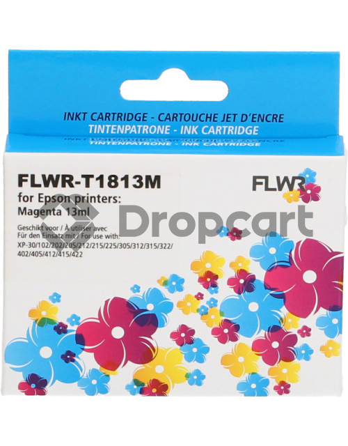 FLWR Epson 18XL magenta (Huismerk)