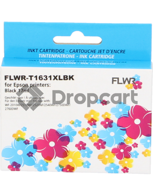 FLWR Epson 16XL zwart (Huismerk)