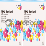 FLWR Epson 16XL Multipack (2 sets) zwart en kleur (Huismerk)