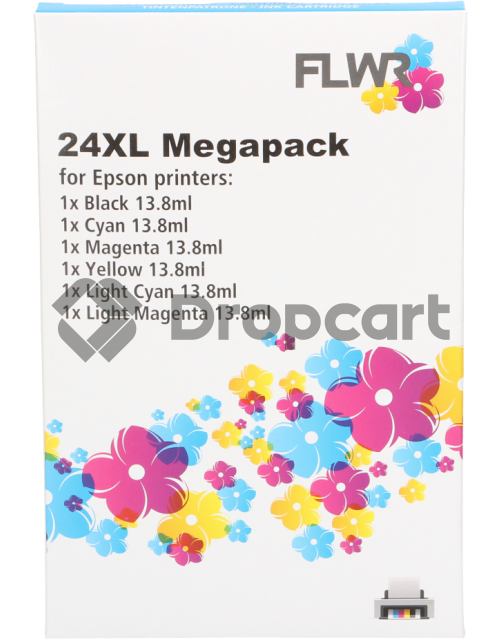 FLWR Epson 24XL Multipack zwart en kleur (Huismerk)