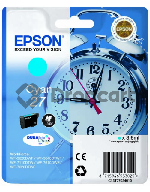 Epson 27 cyaan