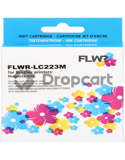 FLWR Brother LC-223M magenta (Huismerk)