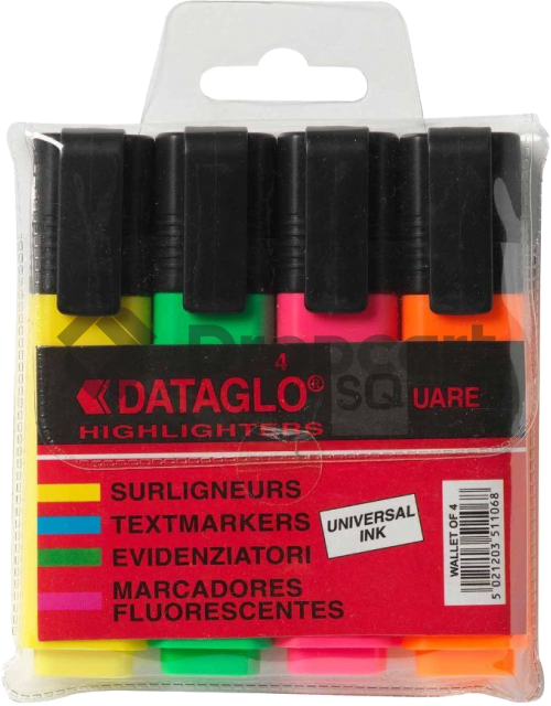 Dataglo Markeerstift 4-pack