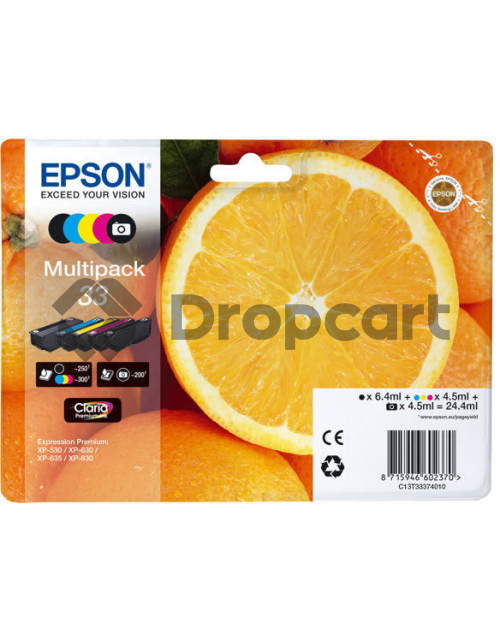 Epson 33 multipack zwart en kleur