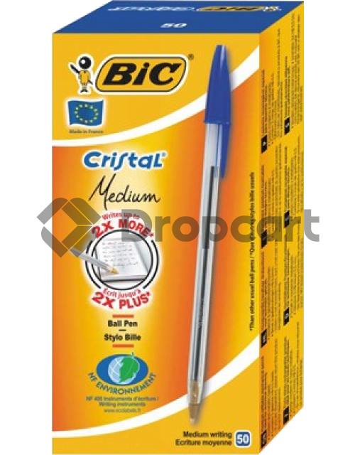 BIC Balpen Cristal Original 50-pack blauw