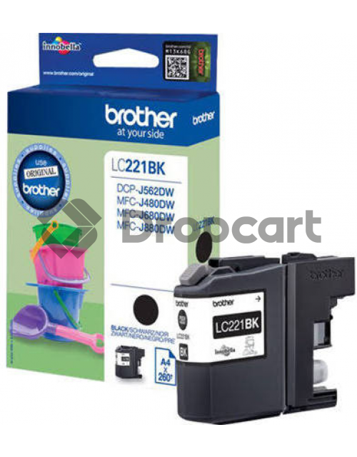 Brother LC-221BK zwart