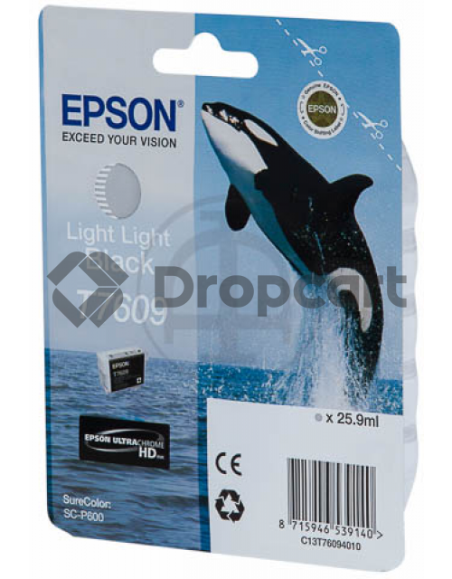 Epson T7609 licht licht zwart