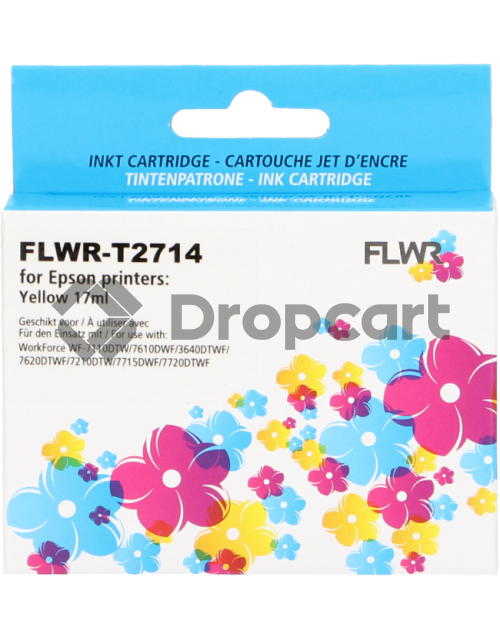 FLWR Epson 27XL T2714 geel (Huismerk)