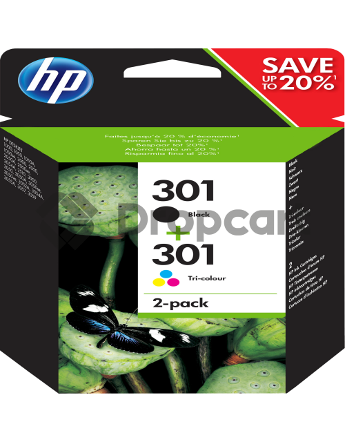 HP 301 Multipack zwart en kleur