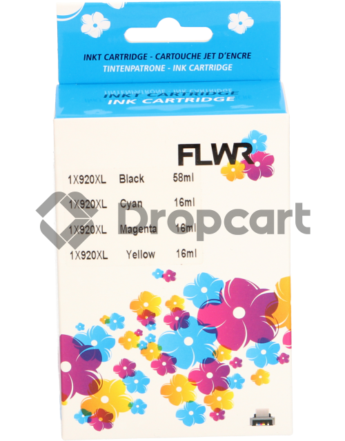 FLWR HP 920XL Multipack zwart en kleur (Huismerk)