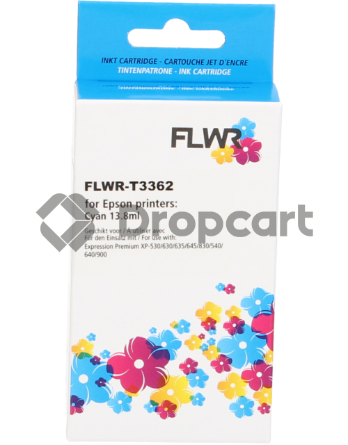 FLWR Epson 33XL (T3362) cyaan (Huismerk)