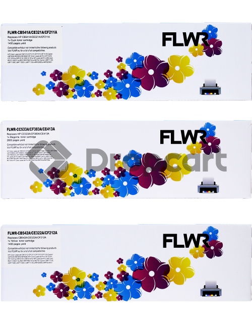 FLWR HP 131A 3-pack kleur (Huismerk)