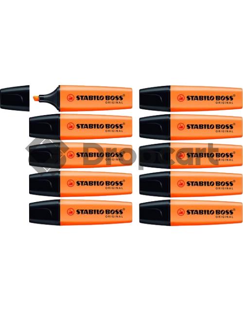 Stabilo Markeerstift BOSS 10-Pack oranje
