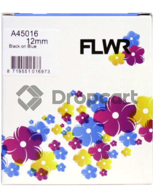 FLWR FLWR Dymo  45016  op  breedte 12 mm (Huismerk)