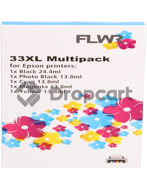 FLWR Epson 33XL Multipack zwart en kleur (Huismerk)