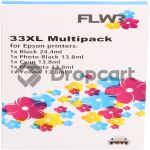 FLWR Epson 33XL Multipack zwart en kleur (Huismerk)