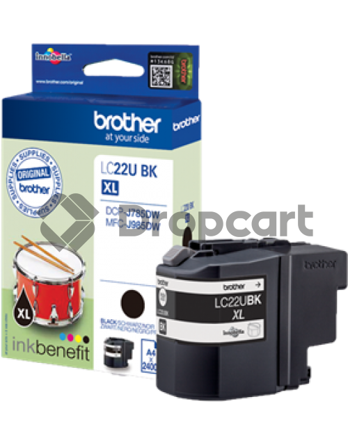 Brother LC-22U XL zwart