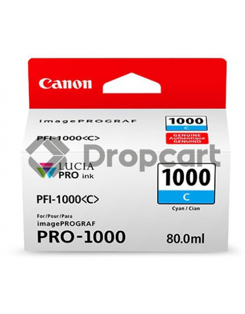 Canon PFI-1000 cyaan