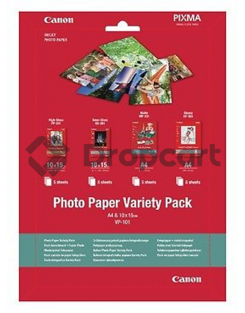 Canon VP-101 Fotopapier Variety Pack wit